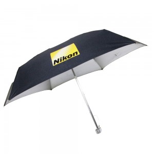 Promóciós ajándékok Színes női hordozható utazási 5 összecsukható mini kapszula esernyő