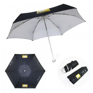 Promóciós ajándékok Színes női hordozható utazási 5 összecsukható mini kapszula esernyő
