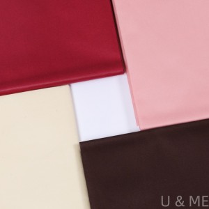 I-Polyester Plain Dyed Fabric U&me Rsrs001 Izingubo Zokugqoka
