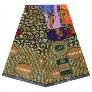 Աֆրիկյան հատուկ Damask Basin Wax Fabric U&me Rsyw002 զգեստ