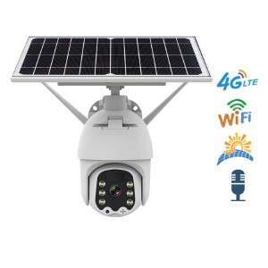 Wifi solar exterior de 2 MP/4 MP y cámara 4G