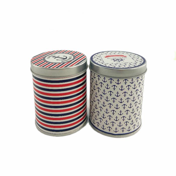 Marine style tin scented candle Featured Image