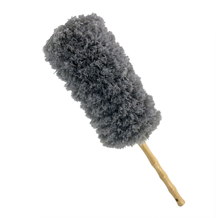 Wood Handle Microfiber Feather Duster   for Daily Cleaning