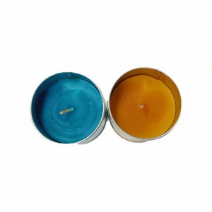 Marine style tin scented candle