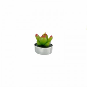 Candela tealight a forma di cactus