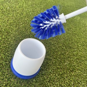 Powerful  PET Bristle Toilet cleaning brush with holder