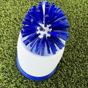 Powerful  PET Bristle Toilet cleaning brush with holder