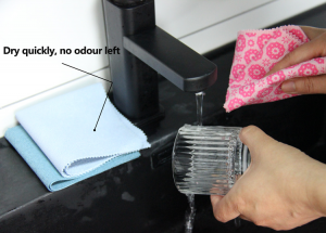 Fashion Design Reusable PU Microfiber Cleaning Cloths