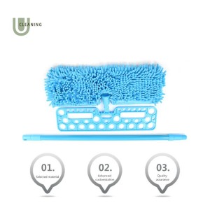 China Double sided Chenille coral Microfiber mop refill set