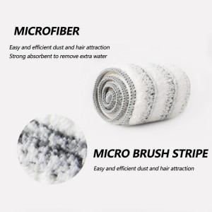 Aluminum Pad Microfiber Flat Mop Best Selling 360 Spining Smart Self Squeeze Magic Mop