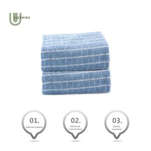 Eco-friendly Bamboo Fiber Kitchen Cleaning Towel Non Oil Stick Bamboo Microfiber Cleaning Cloth