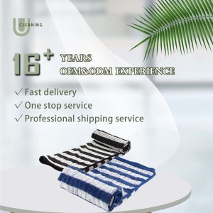 Natural Bamboo Microfiber Magic Cloth Antibacterial Absorbent Cleaning Cloths Grid Weave Design Kitchen Cleaning Rag