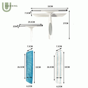 China ODM 3 IN 1 Cleaning Window Fleksibel Shower Squeegee