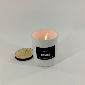 Nordic Simplicity keramična sveča v kozarcu