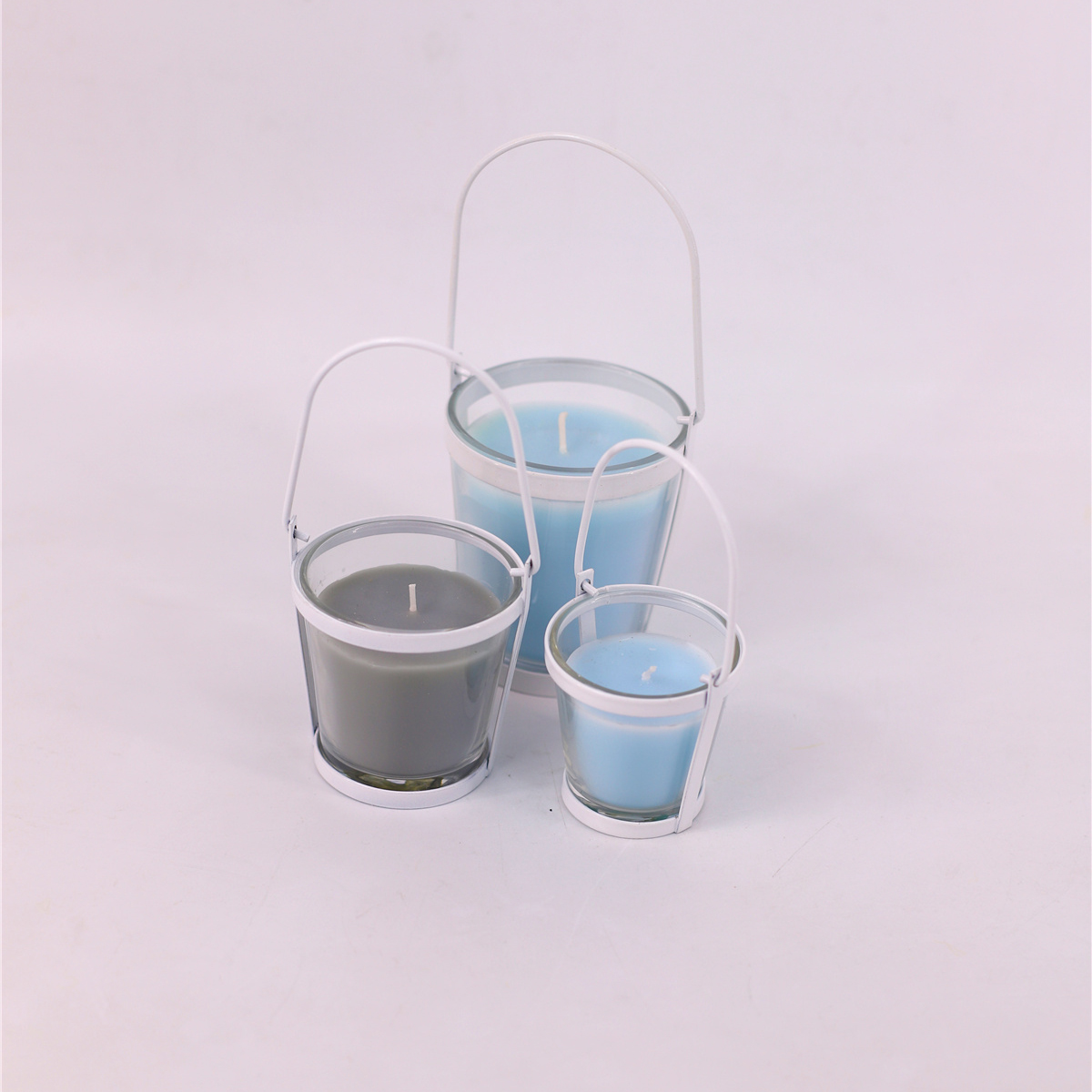 Glass Bucket Candle Set for Outdoor Camping Featured Image