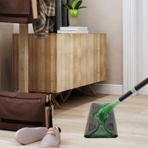 Mini leckë elektrostatike e rrafshët e pluhurit të disponueshme për pastrimin e dyshemesë jo të endura