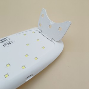 24 W zložljiv mini dvoročni UV sušilnik za nohte prenosna lučka za sušenje nohtov