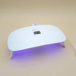 24W foldable mini two hands uv nail dryer portable nail curing lamp machine