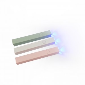 Tukkukaupan kannettava mini kädessä pidettävä UV-kynsien kuivaaja nopeasti kuivuva kätevä led-kynsilamppu