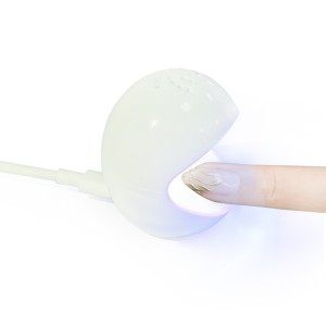 Προσαρμοσμένη μικροσκοπική φορητή λάμπα UV με σχέδιο αυγού για νύχια φως UV με ένα δάχτυλο