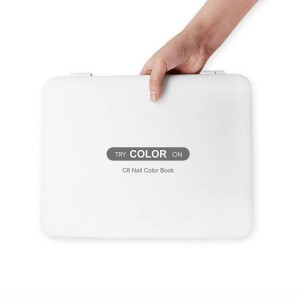 C8 detachable 120 ka kolor nga nail gel polish display book para sa nails art manicure salon