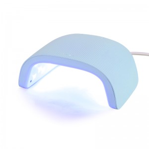 Kvadrat sadə üslubda peşəkar dırnaq geli UV lampası mavi açıq dırnaq qurutma maşını