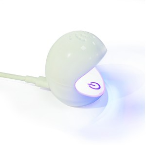 Individualiai pritaikyta kiaušinių dizaino mažytė nešiojama UV lempa nagams, vieno piršto UV šviesa