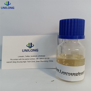 Produktu kimiko finen fabrikatzaile nagusia Elikadura-mailako kolorerik gabeko likidoa CAS 156028-14-7 sodio lauroamfoazetatoa