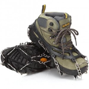 Mga Botas nga 8-Ngipon Anti Crampons Snow Tsinelas Chain Ice Shoes