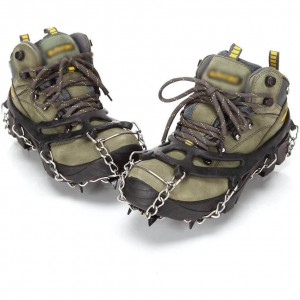 מגפיים 8 שיניים Anti Crampons שלג כפכפי שרשרת נעלי אייס