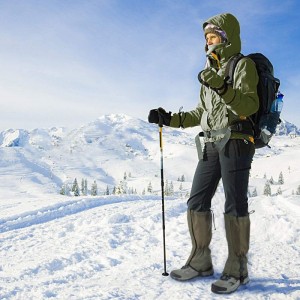 Vodotěsné návleky na nohy do sněhu pro turistiku a lezení v přírodě