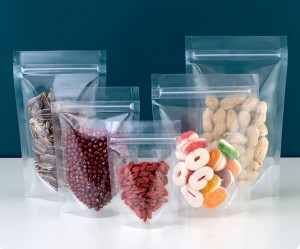 Prozirne prozirne samostojeće plastične vrećice za hranu od mylara