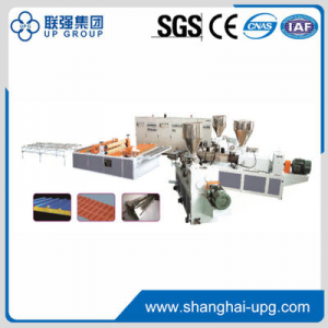 PVC Single/Multi Layer Heat Insulation Corrugated Board & Step-Roofing Extrusion Line