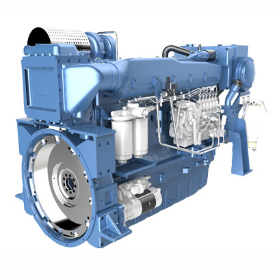 Морски дизелов двигател от серия Weichai WD10 (140-240kW) Показано изображение