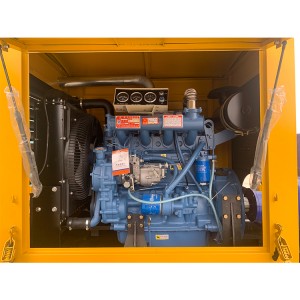 Premični prenosni komplet vodne črpalke za dizelski motor s 85 KM s prikolico in vremenskim pokrovom Samosesalna črpalka Centrifugalna črpalka