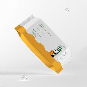 Compostable ۽ Biodegradable بانس بيبي وائپس