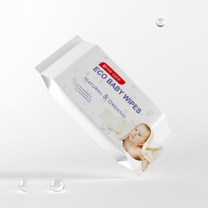 Lenços umedecidos de limpeza descartáveis ​​refrescantes para bebês