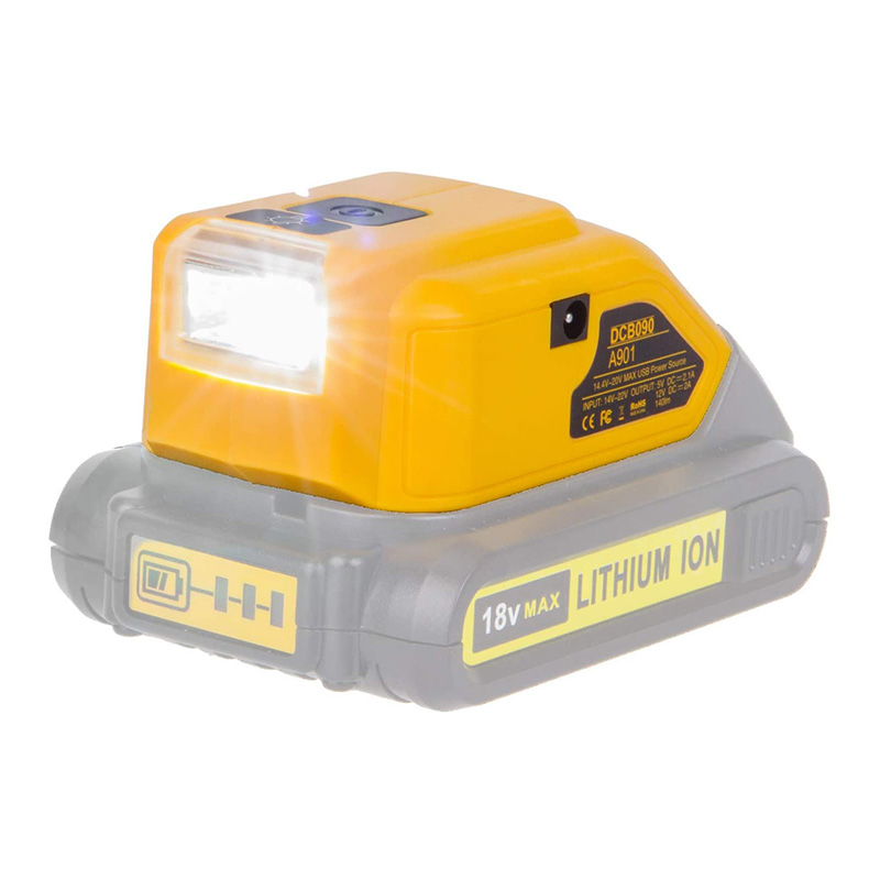 Urun Portable LED light Marama hiko mo te Dewalt 20V Max Lithium Battery