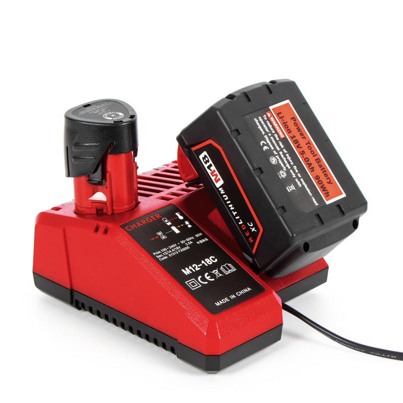 Urun UR-M1218 UR-M1418 Battery Charger Compatible with Milwaukee 12v-18V Lithium ion Battery