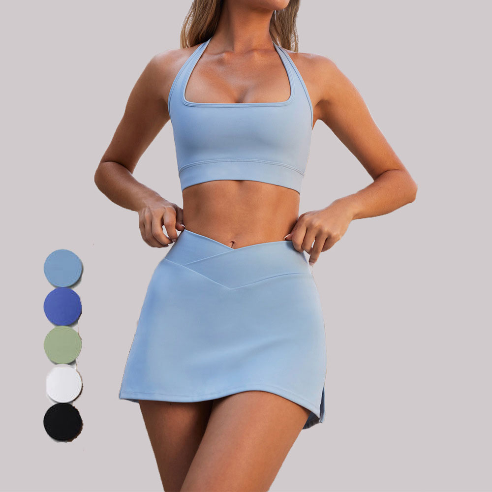 Yoga Set Custom Workout Athletic Golf Wear Women Tennis Skirt
