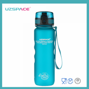 Пластыкавая бутэлька для вады UZSPACE без утрымання трытану BPA, 500 мл