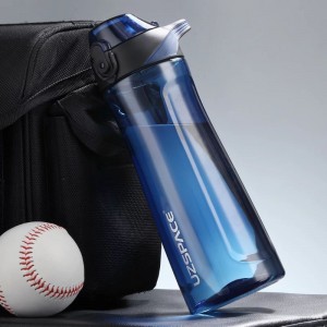 750ml UZSPACE BPA Free Sport Water Bottle Plastic With Handle