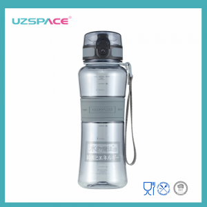 550ml UZSPACE Yakanyanya Kutengeswa Drinkware Tritan Co-polyester Leakproof Sport Mvura Bottle Plastic