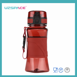 350 מ"ל UZSPACE Tritan Leakproof Sport Bpa ללא בקבוק מים מפלסטיק