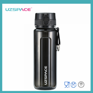 750мл UZSPACE Tritan BPA Free LFGB Ичүүчү суу бөтөлкөсү Пластик