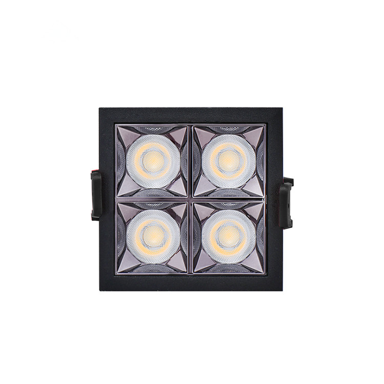 CE Linear Spotlights N'ogbe na-anwụ anwụ nkedo LED 15/20/30/60W Linear Wall Washer Recessed Grille Light