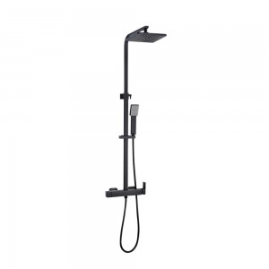 High Quality Black 201 Stainless Steel Rain Shower Faucet