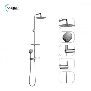 Professional Manufacturer Lifestyle Comfortable Brass Faucet Waterfall Shower Column Panel