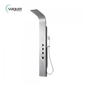 Vaguel Bathroom Modern Multifunction Aluminium Alloy Rainfall Shower Panel