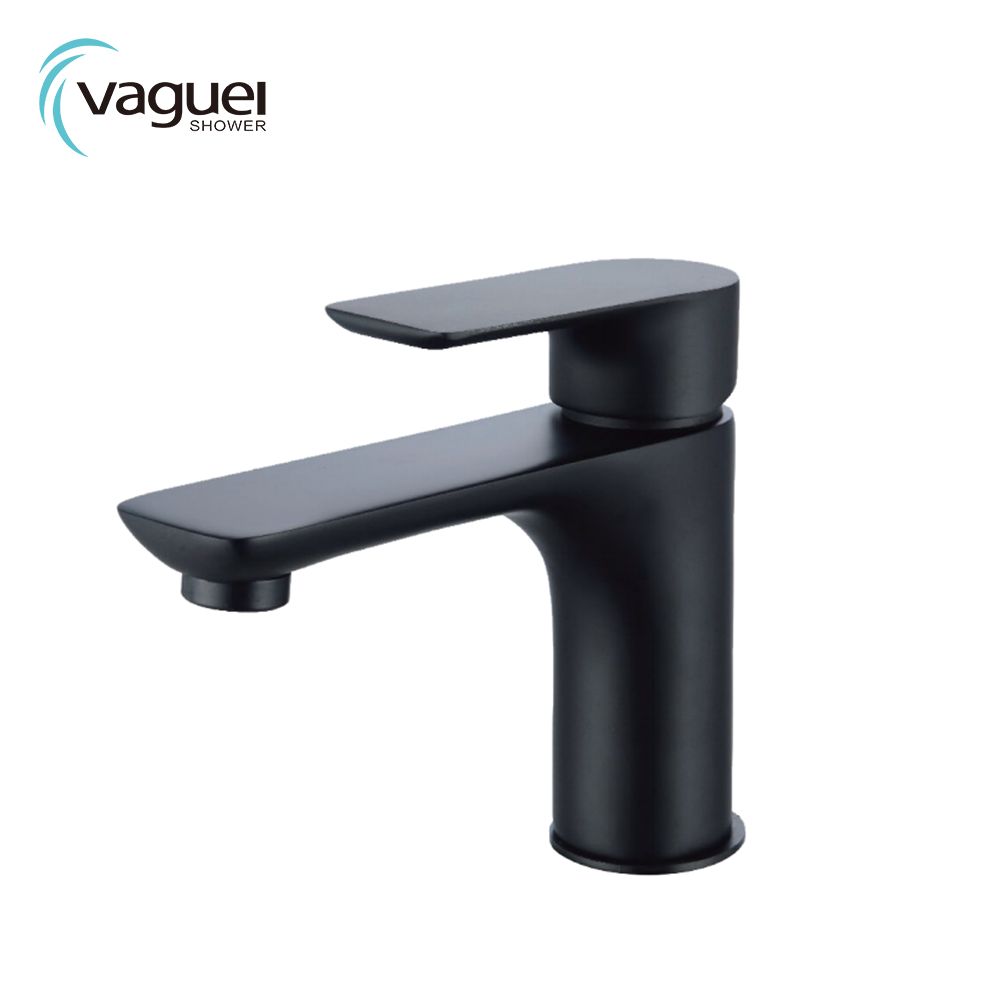 Vaguel Luksuzna kopalniška črna medenina za umivalnik, mešalne pipe Predstavljena slika